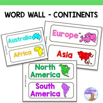 World Geography Worksheets by The Teaching Rabbit | TpT