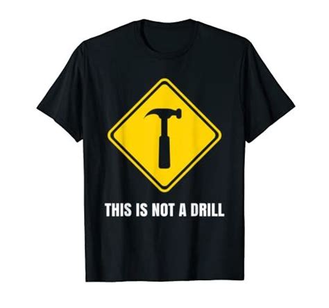 This Is Not A Drill Shirt Lustiges Handwerker T Shirt Hemd Coole