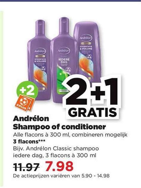 Andr Lon Shampoo Of Conditioner Gratis Aanbieding Bij Plus