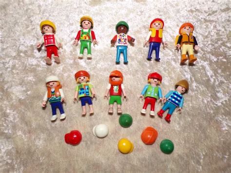 PLAYMOBIL VINTAGE 12 Personnages Travaux Publics EUR 15 00 PicClick FR