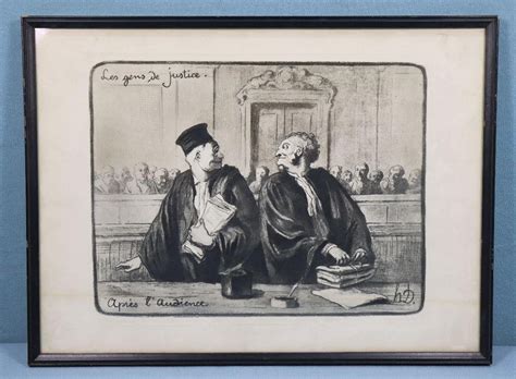 Honoré Daumier Les Gens De Justice MutualArt