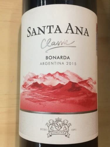 Bodegas Santa Ana Classic Bonarda Vivino Us