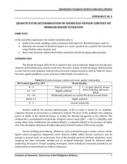 E Winkler Quantitative Inorganic Analysis Laboratory Manual