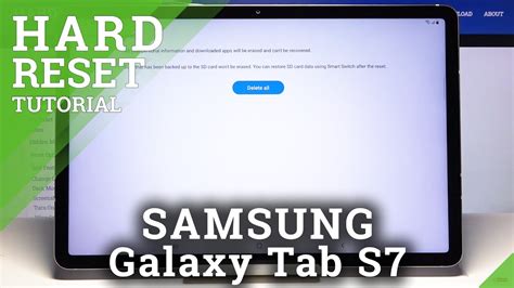 How To Hard Reset SAMSUNG Galaxy Tab S7 Reset All Settings And