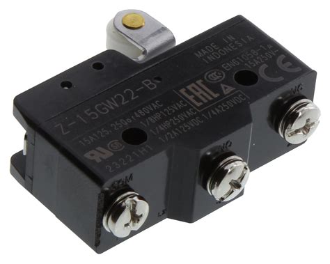 Z 15GW22 B Omron Industrial Automation Microswitch Standard Short