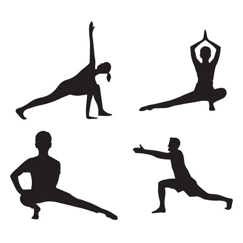 Yoga Poses All Different Arts Vector File 23221667 Vector Art At Vecteezy