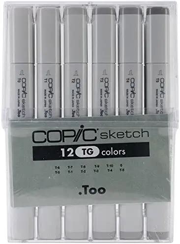 Copic Sketch Marker Set Of Toner Gray