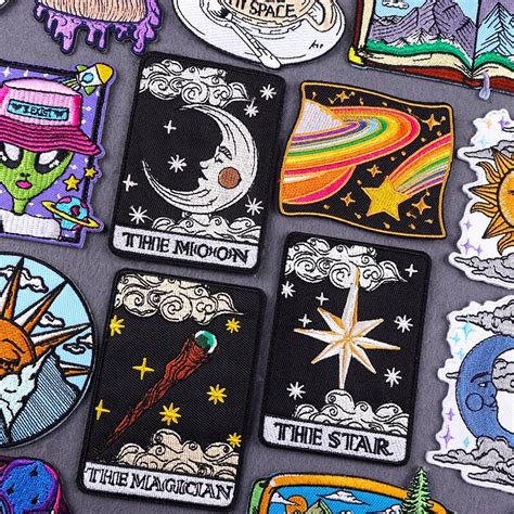 Parches De Tarot De Star Moon Para Ropa Parches Termoadhesivos En La