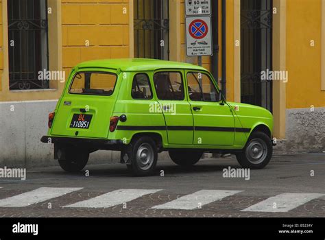 Renault R4,an historic French car Stock Photo - Alamy