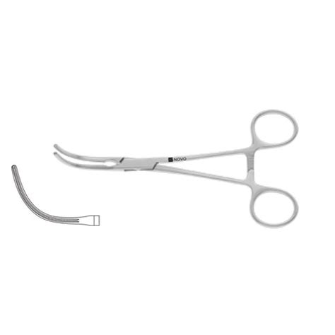 DEBAKEY PERIPHERAL VASCULAR CLAMP CURVED 6 15 0 CM Midwest