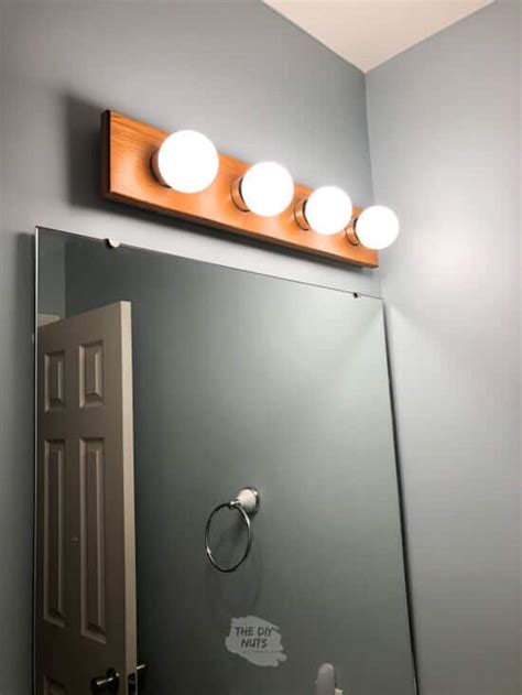 DIY Bathroom Light Fixture Makeover Rispa