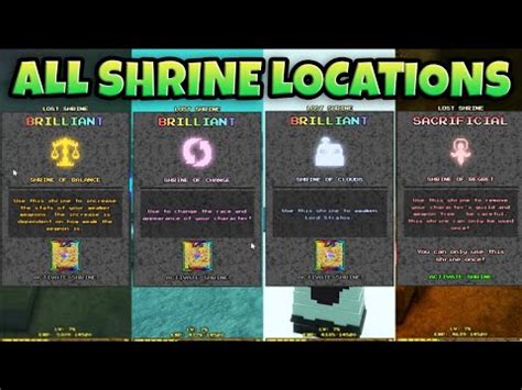 All New Shrine Locations In Voxl Blade Update Roblox Youtube