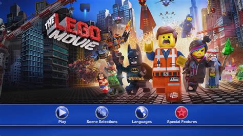 The Lego Movie 2014 Dvd Menu Walkthrough Youtube