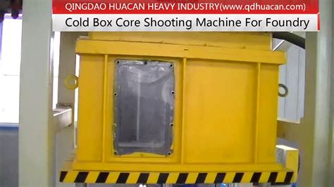 Horizontal Parting Cold Box Core Shooter Core Shooting Machine For