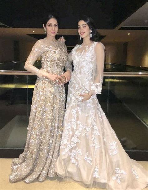 Sridevi And Jhanvi Glam Up Hyderabad Wedding