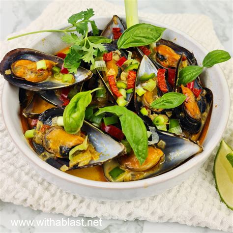 Thai Mussels With A Blast