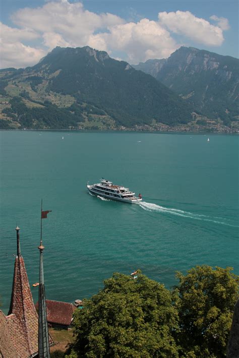 Schiff Ms Stadt Thun Motorschiff Kursschiff Bateau Flickr