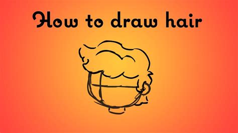 How To Draw Cartoon Hair Youtube