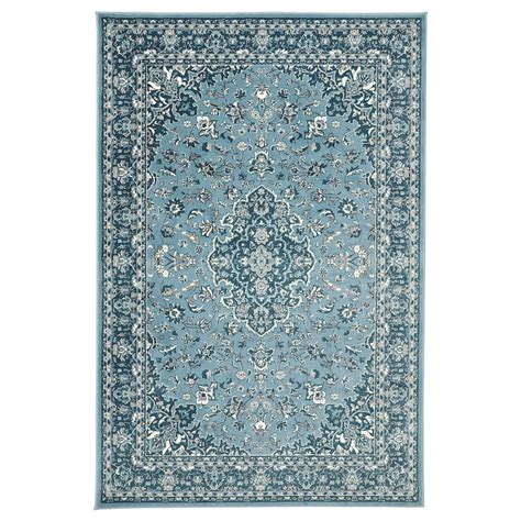 VedbÄk Rug Low Pile Blue 170x230 Cm Ikea