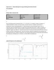 Infrared Spectroscopy For Compound Identification In Virtual Lab