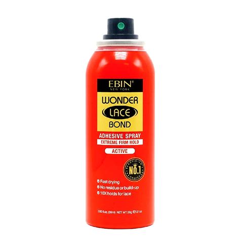 Ebin New York Wonder Lace Bond Adhesive Spray 142 Oz Braid Beauty