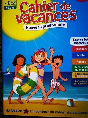 Cahier De Vacances Du Ce Au Ce Ans Eur Picclick Fr