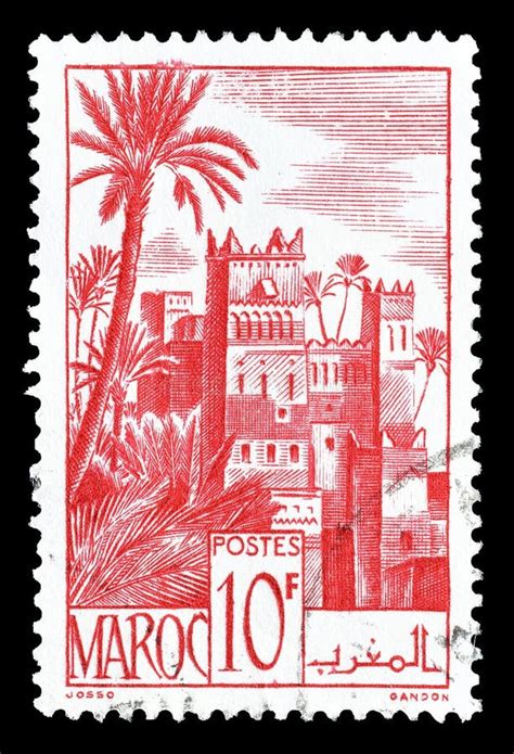 Morocco On Postage Stamps Editorial Stock Image Image Of Arms 146721124