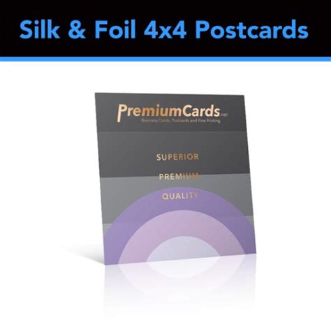 Postcards 16pt Silk And Foil Business Card Printing Specialists