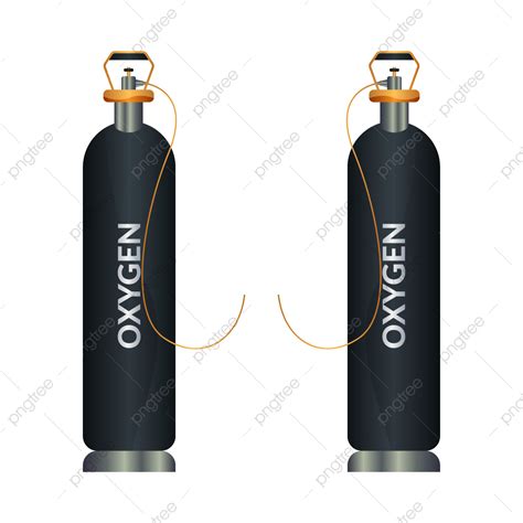 Oxygen Cylinder Vector Design Images Oxygen Cylinder Tank Vector Eps