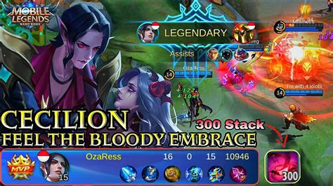 Cecilion Best Build And Skill Combo Mobile Legends Bang Bang Youtube