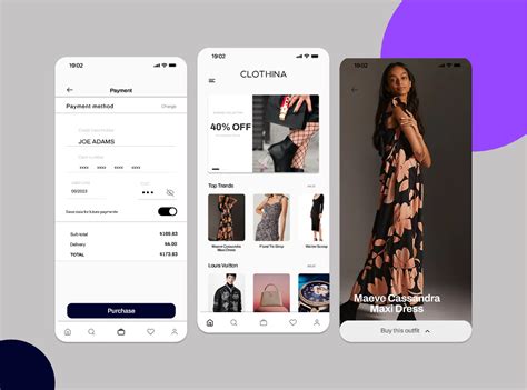 Ecommerce Fashion App Figma