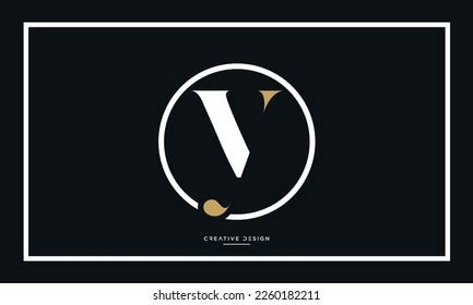 Alphabet Letters Logo Yv Vy Monogram Stock Vector Royalty Free