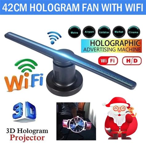 Ventilador Holograma D Wifi Ltima Generaci N Cm Sd Gb Intouch Per