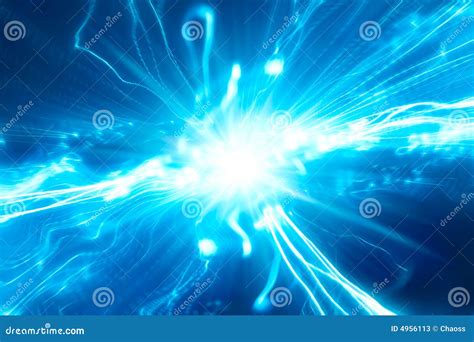 Abstract Blue Explosion Stock Image Image Of Glowing 4956113