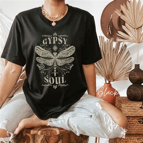 Gypsy Soul Shirt Womans Gypsy Soul Boho T Shirt Gypsy Free Spirit