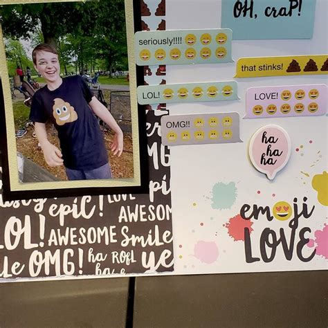 Project Ideas For Simple Stories Emoji Love Collection Bits And Pieces Mw 8016