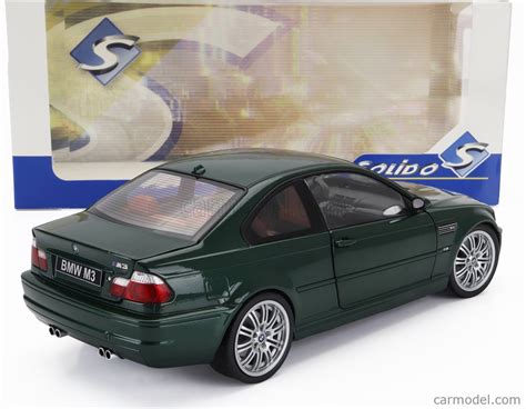 SOLIDO 1806507 Echelle 1 18 BMW 3 SERIES M3 E46 COUPE 2000 GREEN