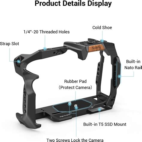 Smallrig Jaula Completa Compatible Con Bmpcc K Pro Solo Para C Mara