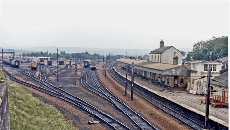 Carstairs Station And Yards 1986 © Ben Brooksbank Geograph Britain