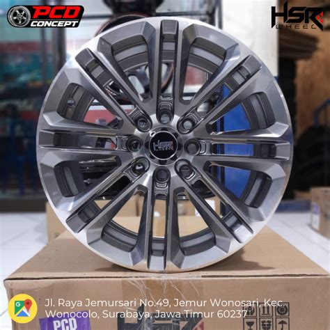 Jual Pelek Velg Mobil R15 Ring 15 HSR ALKANI R15 Baut 4 Warna Grey