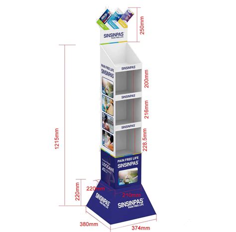 Pharmacy Shop Pos Pop Cardboard Display Stand Drugstore Chemists Shop