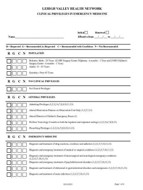 Fillable Online Guidelines For Credentialing And Delineation Of Clinical Fax Email Print