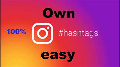 Create An Own Hashtag On Instagram Youtube