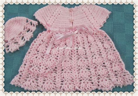 Sweet Nothings Crochet Exquisite Shelled Dress For Girls