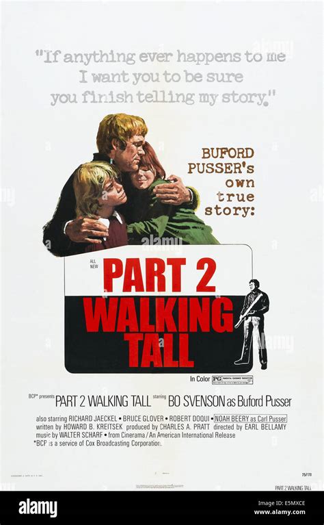 Walking Tall Part Ii Aka Part 2 Walking Tall Us Poster From Left