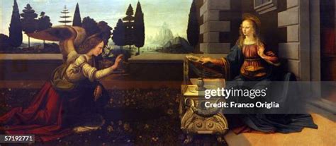 The Annunciation Leonardo Photos and Premium High Res Pictures - Getty Images