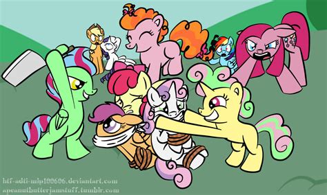 Mlp Triple Trouble By A V J On Deviantart