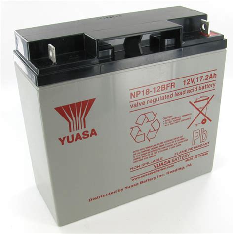 Yuasa Np18 12bfr Sealed Lead Battery 12v 18ah Osi Batteries 04302024