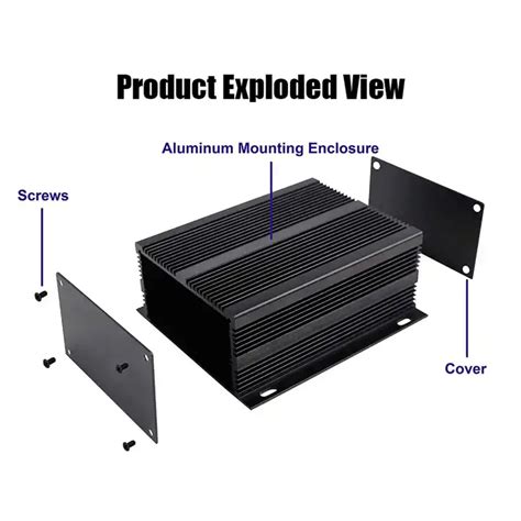 Szomk Ak C A Custom Wallmount Junction Box Electronic Housing Extruded