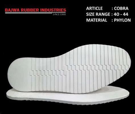 White Eva Phylon Soles Size 40 To 45 At Rs 170 Pair In Agra ID